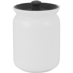 GLOW POTE 14x10x10cm 850ml CERÂMICA BRANCO
