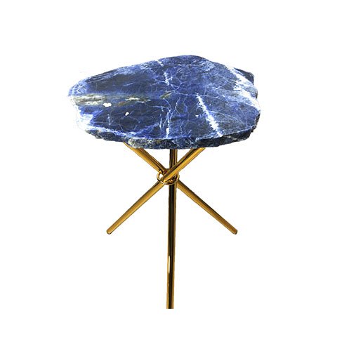 Mesa Lateral de Sodalita com Bordas Naturais