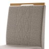 Conjuntos Cadeira Para Mesa De Jantar Creta Canela/titânio - Lukaliam - 3