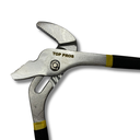 Ver imagem 5 de Alicate Bomba D´água 12" Canos Encanador Bico Papagaio Regulável Aço Forjado Cabo Borracha 300mm