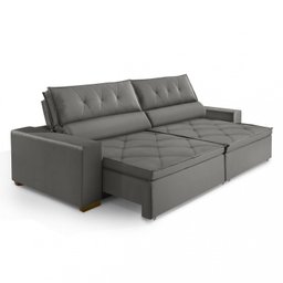 Sofá Prime 5 Lugares, Retrátil, Reclinável, 2,90M com Molas Yescasa - 10 Sofá Prime 5 Lugares, Retrátil, Reclinável, 2,90M com Molas Yescasa - 10