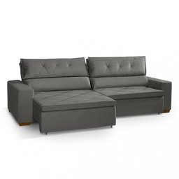 Sofá Prime 5 Lugares, Retrátil, Reclinável, 2,90M com Molas Yescasa - 6 Sofá Prime 5 Lugares, Retrátil, Reclinável, 2,90M com Molas Yescasa - 6