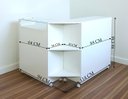 Ver imagem 3 de Balcão em L com Rodas Mobilidade e Funcionalidade - 114x94 cm