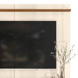 Home Suspenso Morretes 180cm para Tv até 70” - Mobler:off White / Amendoa - 3
