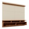 Home Suspenso Morretes 180cm para Tv até 70” - Mobler:off White / Amendoa - 4