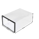 Ver imagem 3 de Kit 4 Caixa Organizadora Sapato Tenis Sapateira Empilhavel m