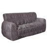 Capa para Sofá Avulsa 3 Lugares 21 Elásticos Luxo Cinza - 1