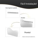 Ver imagem 2 de Cabeceira Orgânica Led 90cm Solteiro Painél para Cama Box Bouclé Serena