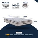 Ver imagem 3 de Colchão Ortobom de Molas Ensacadas Pillow In Pro Vida Casal 138cm