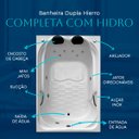 Ver imagem 4 de Banheira Dupla Hierro Completa com Hidro em Acrilico