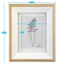 Ver imagem 2 de Kit 2 Porta Retratos 15x20cm Borda Larga Moderno Mesa 6335:mod2