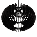 Ver imagem 4 de Luminária Teto tipo Pendente URANO MDF - Completa - Cor: Preta