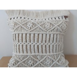 Capa almofada macramê Maiú - 2 Capa almofada macramê Maiú - 2