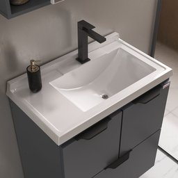Lavatório Malbec 60cm- Fabribam - 1