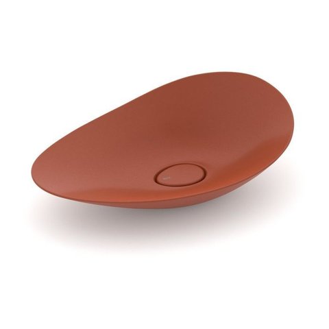 Cuba de Apoio Oval 625x385 Ohtake Terracota Roca Cód. A327A1PTC0