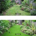 Ver imagem 3 de Tapete de Grama Sintética Decoração 12mm Verde 2m² (2m X 1m)