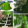 Tapete de Grama Sintética Decoração 12mm Verde 2m² (2m X 1m) - 8