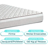 Colchão Soft Gel Casal Hanover Inducol Molas Ensacadas - 2