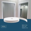 Ver imagem 5 de Rodapé e.V.a Flexível Autoadesivo 5cm x 1cm 24 Metros Siena Branco Molduraflex