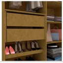 Ver imagem 3 de Guarda Roupa Roupeiro Gelius Império 06 Portas 02 Gavetas e Pés Naturale Off White Mdf
