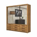 Ver imagem 2 de Guarda Roupa Casal Anjos Premium 3 Portas 9 Gavetas Carioca Móveis