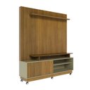 Ver imagem 4 de Rack Painel de Tv Frisado com Rodizios Ares 160cm Eras 954 Madetec