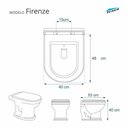 Ver imagem 4 de Tampa de Vaso Poliéster Firenze Branco para Bacia Icasa