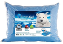 Ver imagem 3 de Travesseiro Frostygel Fibrasca Toque Gelado Lavável 50x70cm Cor Azul
