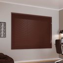 Ver imagem 2 de Persiana Horizontal Blackout Larg 1,30x2,30 Alt:Marrom
