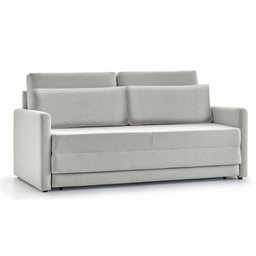 Sofá-cama 3 Lugares Mh-1606 Herval 176 Cm Colchão Casal Linho Cinza C - 1