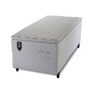 Ver imagem 2 de Conjunto Cama Box Solteiro New Moon 88x188x66 Branco C/ Molas Ensacadas