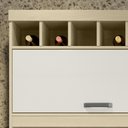 Ver imagem 4 de Armário Cozinha Dakota 1.6 Adega Porta Superior Basculante Gaveta com Organizador de Talheres -