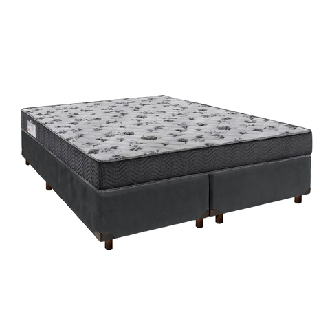Cama Box + Colchão Casal D33 Iso100 Ortobom