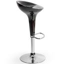 Ver imagem 3 de Kit 02 Un Banquetas Giratória Alta Tulipa Lotus Assento Abs