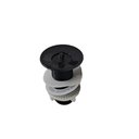 Ver imagem 4 de Kit Sifão Copo Preto para Lavatório Cuba Pia sem Ladrão e Válvula ABS Preta