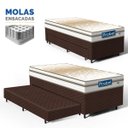 Ver imagem 6 de Cama Box com Auxiliar + Colchão de Molas Ensacadas Double Face Pillow Euro Alfa Probel Solteiro 88cm