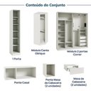 Ver imagem 6 de Guarda-Roupa Planejado de Canto Obliquo 8 Peças 9 Portas Orion CabeCasa MadeiraOriginals Bege/Aveia/Linho
