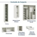 Ver imagem 6 de Guarda-Roupa Modulado de Canto Obliquo 8 Peças 9 Portas Orion CabeCasa MadeiraOriginals