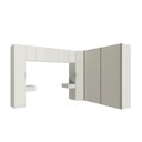 Ver imagem 3 de Guarda-Roupa Planejado de Canto Obliquo 8 Peças 9 Portas Orion CabeCasa MadeiraOriginals Bege/Aveia/Linho