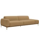 Ver imagem 2 de Sofá Living Unne 3 Lugares 210cm Terminal Esquerdo Bouclé Camel - Nexta Casa