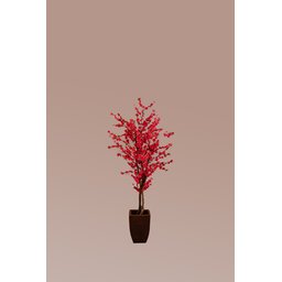 Arvore Artificial Pessegueira Pink Tronco Natural - 2