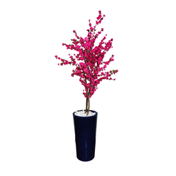 Arvore Artificial Pessegueira Pink Tronco Natural - 3
