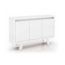 Ver imagem 1 de Balcão de Escritório ME4120 c/ 3 Portas Branco - Tecno Mobili