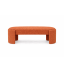 Ver imagem 2 de Recamier Puff Decorativo Fly 110cm Cama Casal Estofados:terra Cota