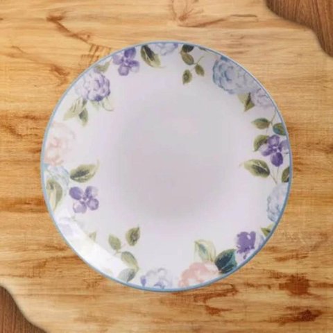 Aparelho de Jantar 20 Peças em Porcelana Decorada Tramontina Aura Mesa Posta 4 Pessoas