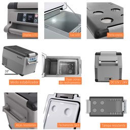 Geladeira Automotiva 29,5Lt Cooler Elétrico Portátil Camping - 7