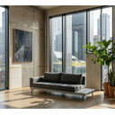 Ver imagem 1 de Sofá Game 4 Lugares 240 Living Contemporâneo Mescla Claro E Cinza Chumbo