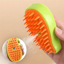 Ver imagem 3 de Escova Pet Autolimpante Verde Vapor Spray Pelo Gato e Cão