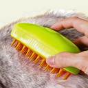 Ver imagem 6 de Escova Pet Autolimpante Verde Vapor Spray Pelo Gato e Cão
