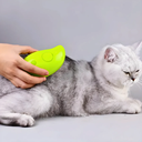 Ver imagem 7 de Escova Pet Autolimpante Verde Vapor Spray Pelo Gato e Cão